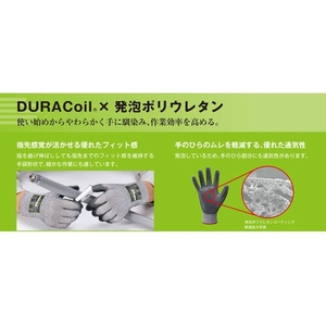 ショーワグローブ 耐切創手袋 NO546 デュラコイル546 灰 S FC001FP-1609722-イメージ7