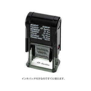 デザインフィル スタンプ 回転印 曜日と天気柄 FCA7066-35375006-イメージ2