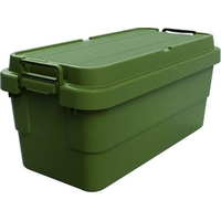 トラスコ中山 トランクカーゴ フラット天板仕様 70L ОD色 3935G780390オリーブドラブ(OD)70 FC556GW-2073999