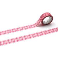 カモ井 重なる太幅ギンガムチェック・ピンク FCG200Z-MT01D603