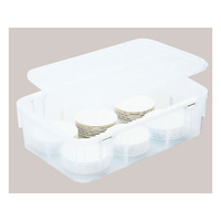 矢崎化工 食器ポリテナー SY-48 深型 クリア ポリプロピレン FC600LY-8579020