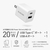 エレコム USB Power Delivery 20W AC充電器(C×1+A×1) ホワイト MPA-AC12020WH-イメージ2