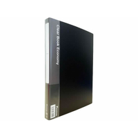 Forestway クリヤーブック エコノミー A4 40ポケット 黒 FC990NT-FRW-210529