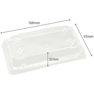 中央化学 CF 寿司容器 L 0.4 蓋 50枚 FCG768W-00246700-イメージ2