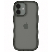 COCO　CASE iPhone 17用クリアなくねくねケース ブラック 1818-17-BLACK