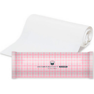 伊藤忠リーテイルリンク 小型ゴミ箱用ポリ袋 ロールタイプ 乳白半透明 13～15L 15枚 FCJ862N-KGR-13-イメージ1