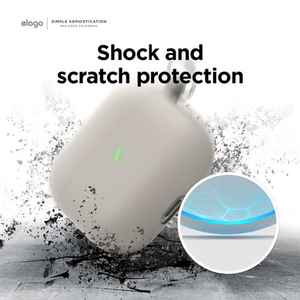 elago AirPods 3用ハイブリッドケース ストーン EL_AP3CSSCLG_ST-イメージ3