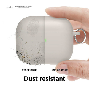 elago AirPods 3用ハイブリッドケース ストーン EL_AP3CSSCLG_ST-イメージ4