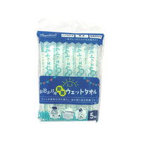 ペットプロジャパン お出かけ用除菌ウェットタオル5本入り FCB4104