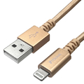イツワ商事 USB-A to Lightningケーブル(1．5m) カフェ MLTD2215CA