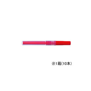 ぺんてる ノック式油性マーカー ハンディ・エスカートリッジ 赤 10本 1箱(10本) F833403-XNR3-B-イメージ1