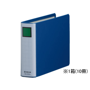 キングジム スーパードッチ脱・着イージー A5ヨコ とじ厚30 10冊 1箱(10冊) F845408-2443Aｱｵ-イメージ1