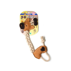 ドギーマン 牛革ひっぱりトイ きりん FCJ010K-イメージ1