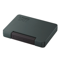 シヤチハタ 強着スタンプ台タート プラスチック用 中形 黒 F819460-ATPN-2-K