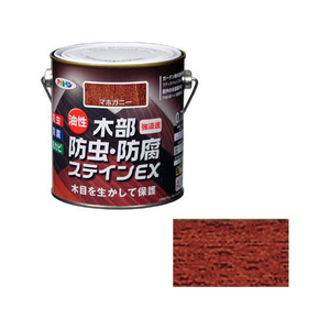 アサヒペン 油性木部防虫防腐ステインEX 0.7Lマホガニー FC464NS-イメージ1