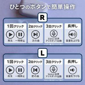 cheero フルワイヤレスイヤホン Wireless Open Earphones Smart ブルー CHE-645-BL-イメージ6