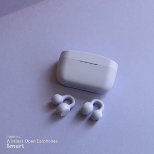 cheero フルワイヤレスイヤホン Wireless Open Earphones Smart ブルー CHE-645-BL-イメージ8