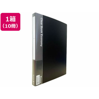 Forestway クリヤーブック エコノミー A4 40ポケット 黒 10冊 FC991NT-FRW-210529