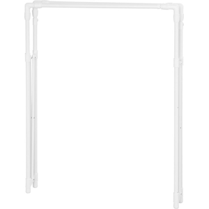 アイリスオーヤマ 伸縮多機能スタイル物干し ホワイト FCJ509V-STSM-150-イメージ3