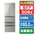東芝 【フレンチドア】509L 6ドア冷蔵庫 VEGETA シフォングレー GR-A510FK(EH)-イメージ1