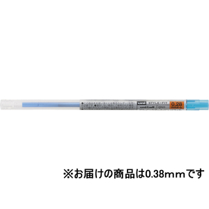 三菱鉛筆 スタイルフィット リフィル 0.38mm ライトブルー F884890-UMR10938.8-イメージ1