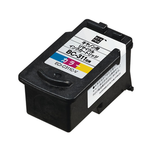 エコリカ キャノン用リサイクルインクカートリッジBC-311 F866453-ECIC311CV-イメージ1