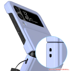 araree Galaxy Z Flip4用ケース Aero Flex ベビーピンク AR24778GZFP3PK-イメージ15
