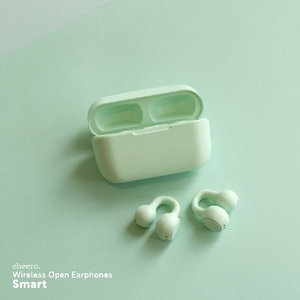 cheero フルワイヤレスイヤフォン Wireless Open Earphones Smart ミントグリーン CHE-645-MI-イメージ8