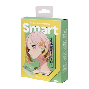 cheero フルワイヤレスイヤフォン Wireless Open Earphones Smart ミントグリーン CHE-645-MI-イメージ9