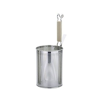 三宝産業 UK 18-8 木柄 パンチング スパゲティてぼ L FCL1883-013649002