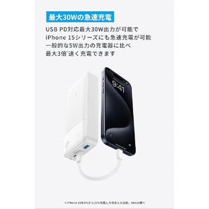Anker Power Bank (20000mAh, 30W) A1384N21-イメージ6