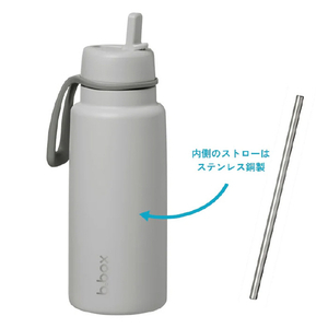 ビーボックス フリップトップボトル1L(ステンレス製水筒) シャドウ 778ｼｬﾄﾞｳ-イメージ4