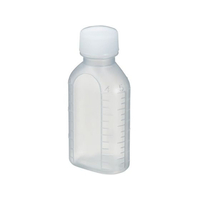 エムアイケミカル 投薬瓶PPB(未滅菌)少数包装 プラスチック 08-2850-2201 キャップ白PE 60CC 10本 FCG607H-08-2850-2201