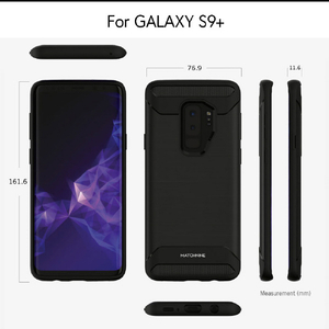 Matchnine Galaxy S9+用ケース JELLO RUGGED ネイビー MN89778S9P-イメージ4