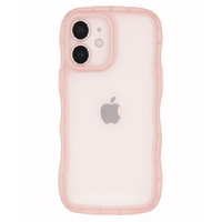 COCO　CASE iPhone 17用クリアなくねくねケース ピンク 1818-17-PINK
