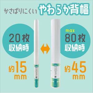 ハピラ A4クリアーホルダー収納 コレクションファイル 40ポケット FCG032Z-PF007-イメージ3
