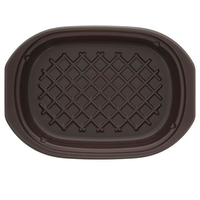 BakeQ ベイクック 本体 オーバルロースター500 茶 50個 FC639SE-004409104