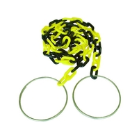 ニッサチェイン コーンチェイン 6mm×2m 黄／黒 イエロー／ブラック62 FC380FV-2970686