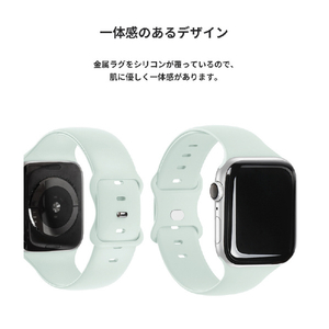 EGARDEN Apple Watch 49/46/45/44/42mm用SILICONE BAND ライラック EGD21779AWLL-イメージ11