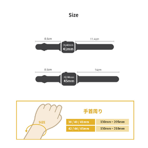 EGARDEN Apple Watch 49/46/45/44/42mm用SILICONE BAND ライラック EGD21779AWLL-イメージ18