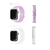 EGARDEN Apple Watch 49/46/45/44/42mm用SILICONE BAND ライラック EGD21779AWLL-イメージ16