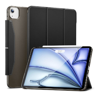 ESR iPad Air 13インチ(M3/M2)用ASCEND ウルトラスリムケース ブラック ES26779