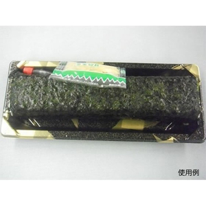 中央化学 CF 寿司容器 L 巻き 金砂子-BK 身 50枚 FCG771W-00332424-イメージ6
