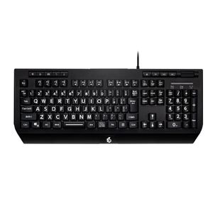 センチュリー メンブレンゲーミングキーボード RACENシリーズ ブラック CRC-GMBKRGB01-イメージ1