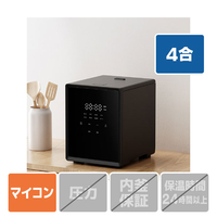 YAMAZEN キューブ型炊飯器 5．5合 ブラック YJS-CM102-B