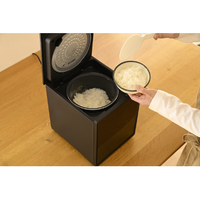 炊飯器 YJS-CM102(B) ブラック　5.5合 YJS-CM102(B) キューブ型炊飯器 1台 YAMAZEN(山善) 【通販モノタロウ】