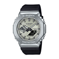 カシオ G-SHOCK シルバー/ライトイエローゴールド GBM-2100A-8BJF