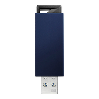 I・Oデータ USB3．0/2．0対応 ノック式USBメモリー(16GB) ブルー U3-PSH16G/B