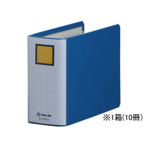 キングジム スーパードッチ脱・着イージー B6ヨコ とじ厚50 10冊 1箱(10冊) F845411-2425Aｱｵ-イメージ1