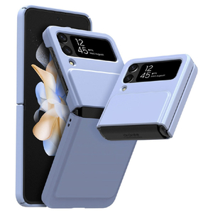 araree Galaxy Z Flip4用ケース Aero Flex アクアブルー AR24780GZFP3BL-イメージ1
